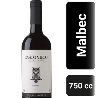 Vino malbec Casco Viejo