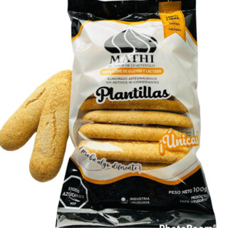 Plantillas de Vainilla S/GLUTEN 100g EL MATHI