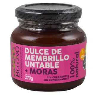 Dulce de Membrillo Untable + Moras 270g FACTORÍA BUCCINA