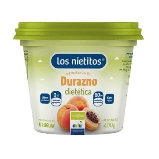 Mermelada Dietética Durazno 400g – LOS NIETITOS