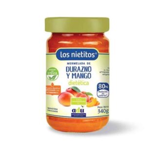 Mermelada Dietética Durazno y Mango 340 – LOS NIETITOS