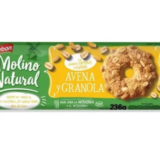 Galletas dulces Molino Natural Avena y Granola