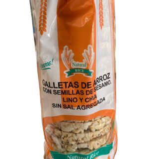 Galletas de arroz sin sal Natural Rice