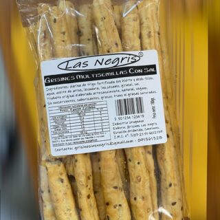 Grisines multisemillas Con sal Las Negris