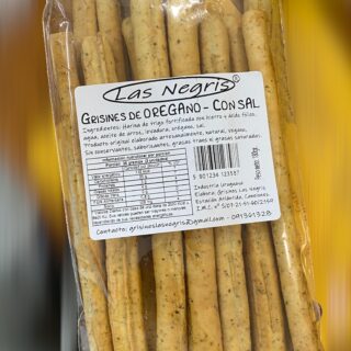 Grisines de oregano Con sal Las Negris