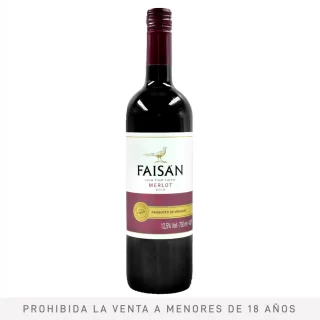 Vino Merlot Faisán