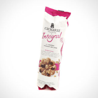 Galletas integrales dulces de avena y pasas de uva Cachafaz