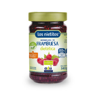 Mermelada Dietética Frambuesa 350g – LOS NIETITOS