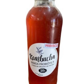 Kombucha de Hibisco 500ml - MIKOMBU