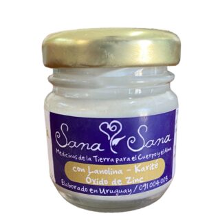 Crema con Lanolina, Karité y Óxido de Zinc