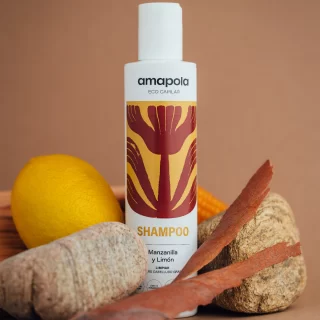 Shampoo Manzanilla y Limón 200ml AMAPOLA