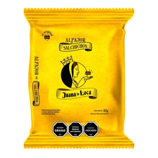 Alfajor de salchichón negro Juana la loca