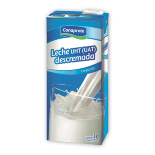 Leche Descremada en Caja 1L CONAPROLE