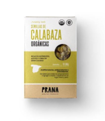 Semillas de Calabaza orgánicas 180g Prana