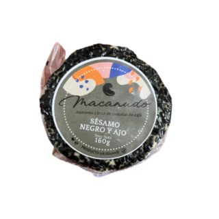 Alimento de Sésamo negro y ajo Macanudo