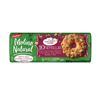Galletas dulces Molino Natural 10 semillas