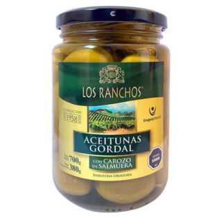 Aceitunas Gordal Los Ranchos Con Carozo 700 grs.