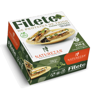 Filete de proteina de Trigo sabor espinaca Naturezas x4